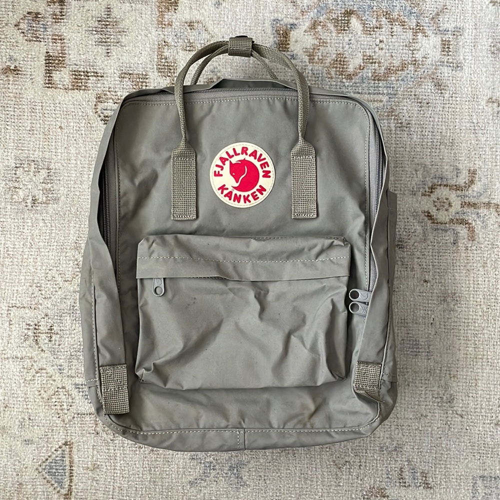 fjallraven kanken grey classic backpack
